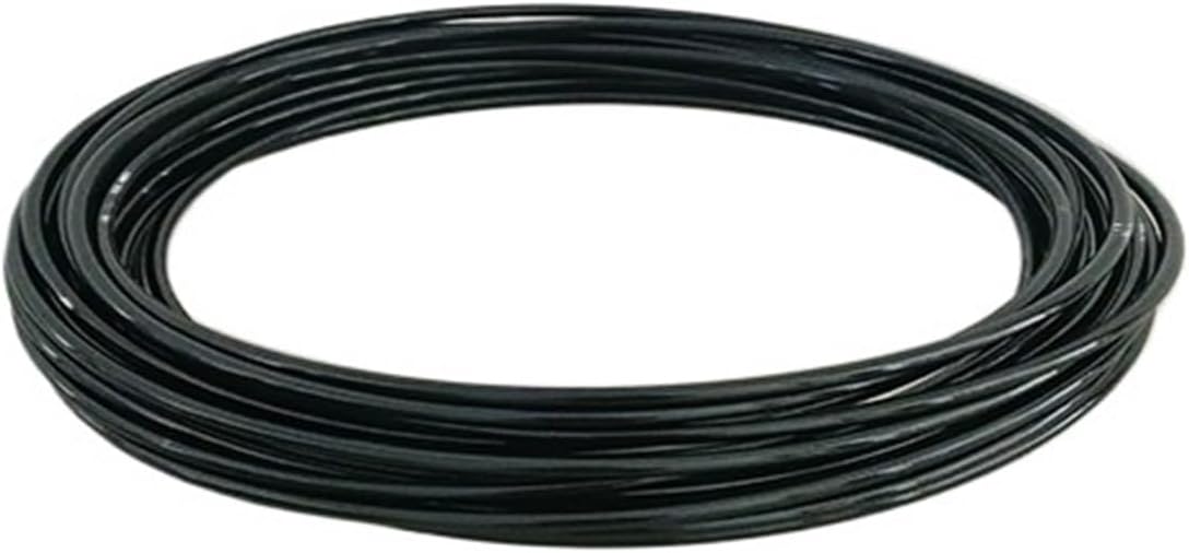 Revive Furniture 1M~10M Motorcycle Braided PU Stainless Steel Brake Pipe Line Hose Gas Oil Fuel Tube Racing(Black PTFE,10M)