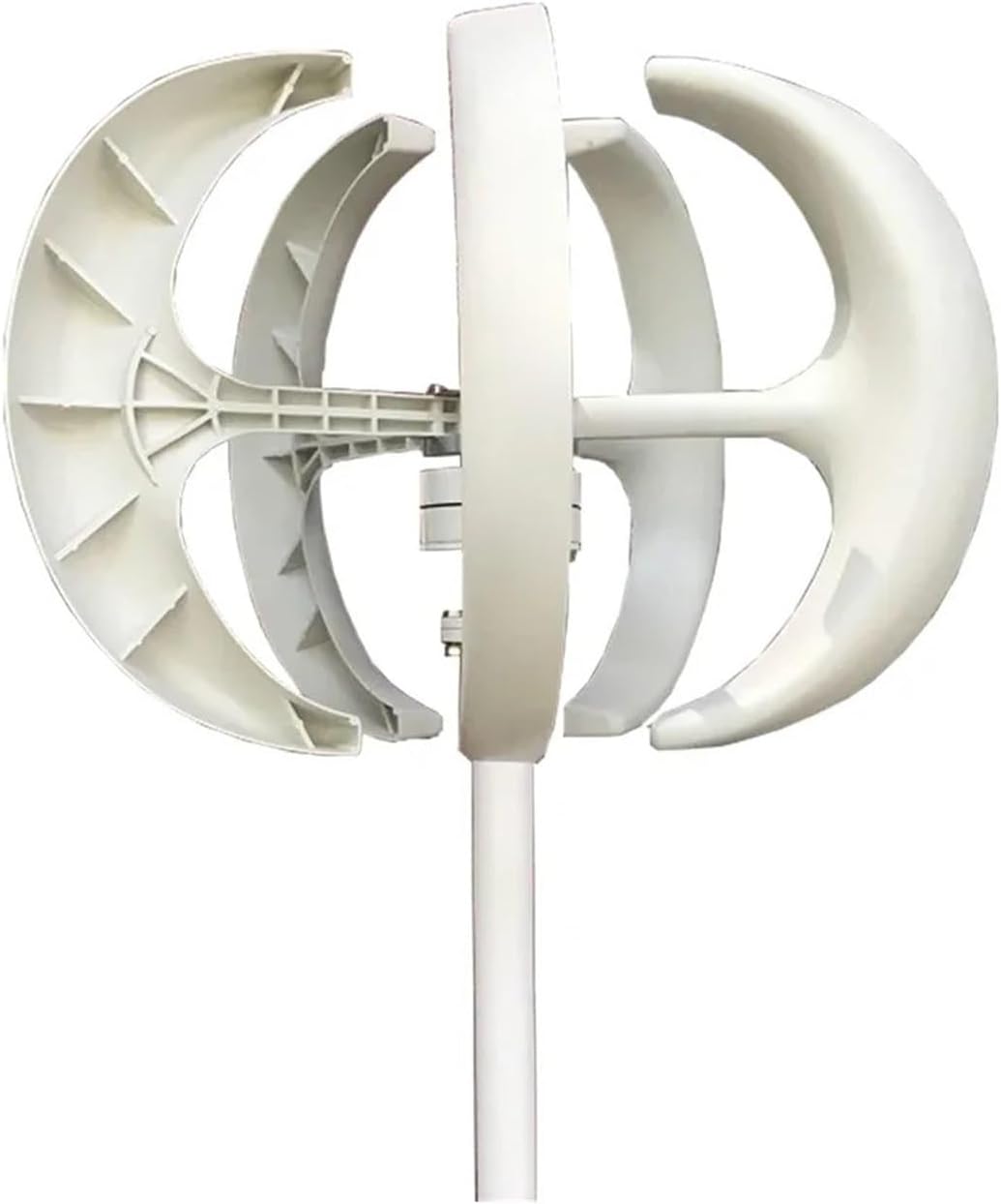 3000W 5000W 10000W Small Vertical Axis Wind Turbine Generator 8KW 12V 24V 48V Low Noise Windmill with MPPT for Farm RV Low Starting Speed for Home(White,24V_5KW)