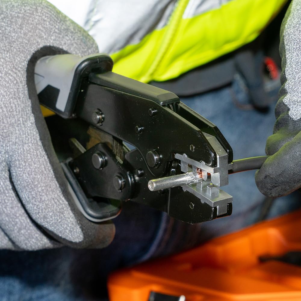 Klein Tools 92919SEP Solar Tool Set with Cutter, Stripper, Crimper, Wrenches and PV Connectors for Solar Panel Cable Assembly and Installation