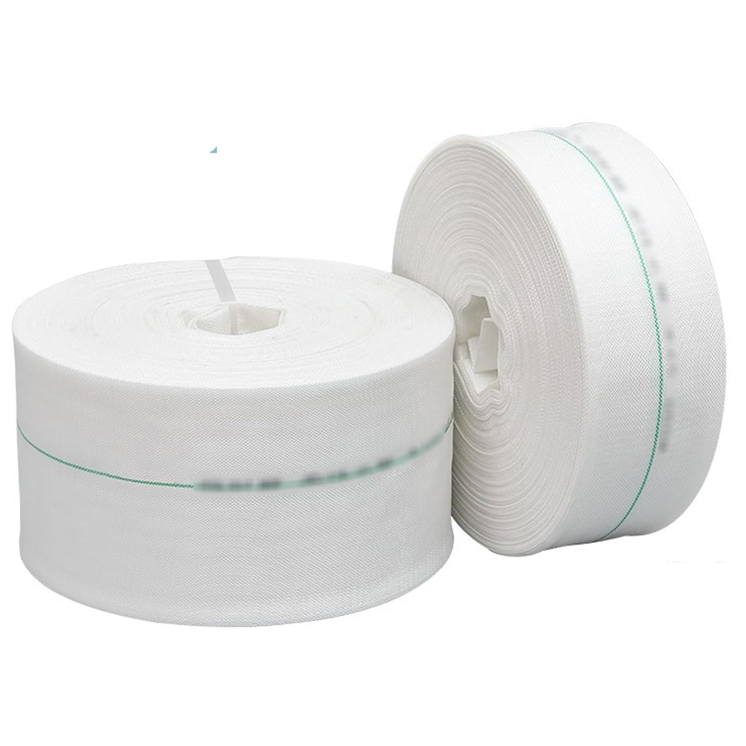 Fire Hose, Lay Flat Water Hose+Coupling, Outer Fiber, Lined with Polyethylene,for Using in Firefighting(6,164FT/1968in)