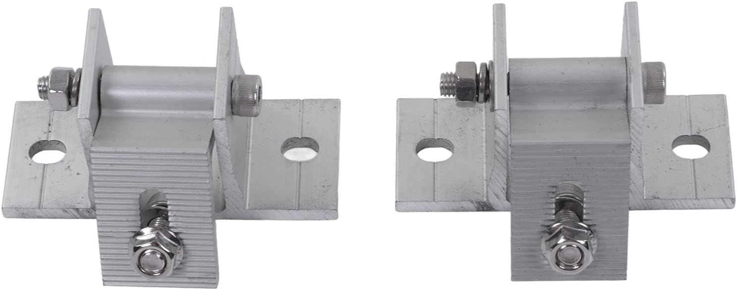 Solar Panel Mounting Bracket Solar Panel Mounting Stand Rack with 15° to 30° Adjustable Angle for Roof Balcony Ground Communication Base Station