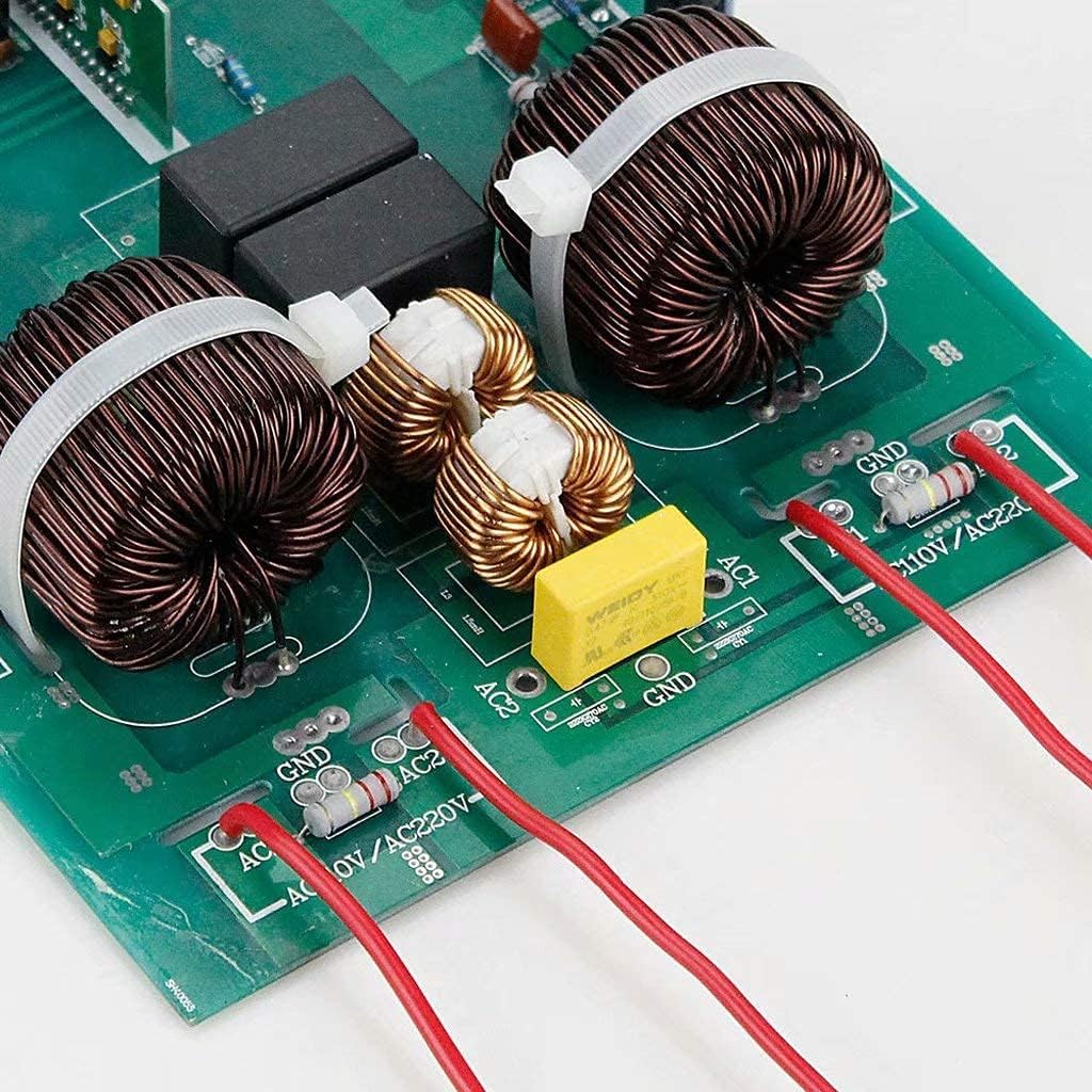 inBEKEA LCD 6000W Solar Inverter DC 24V/48V to AC 110V/220V Converter Car Power Inverter with 2 AC Outlets for Outdoor Lighting Power outages (24vto110v)