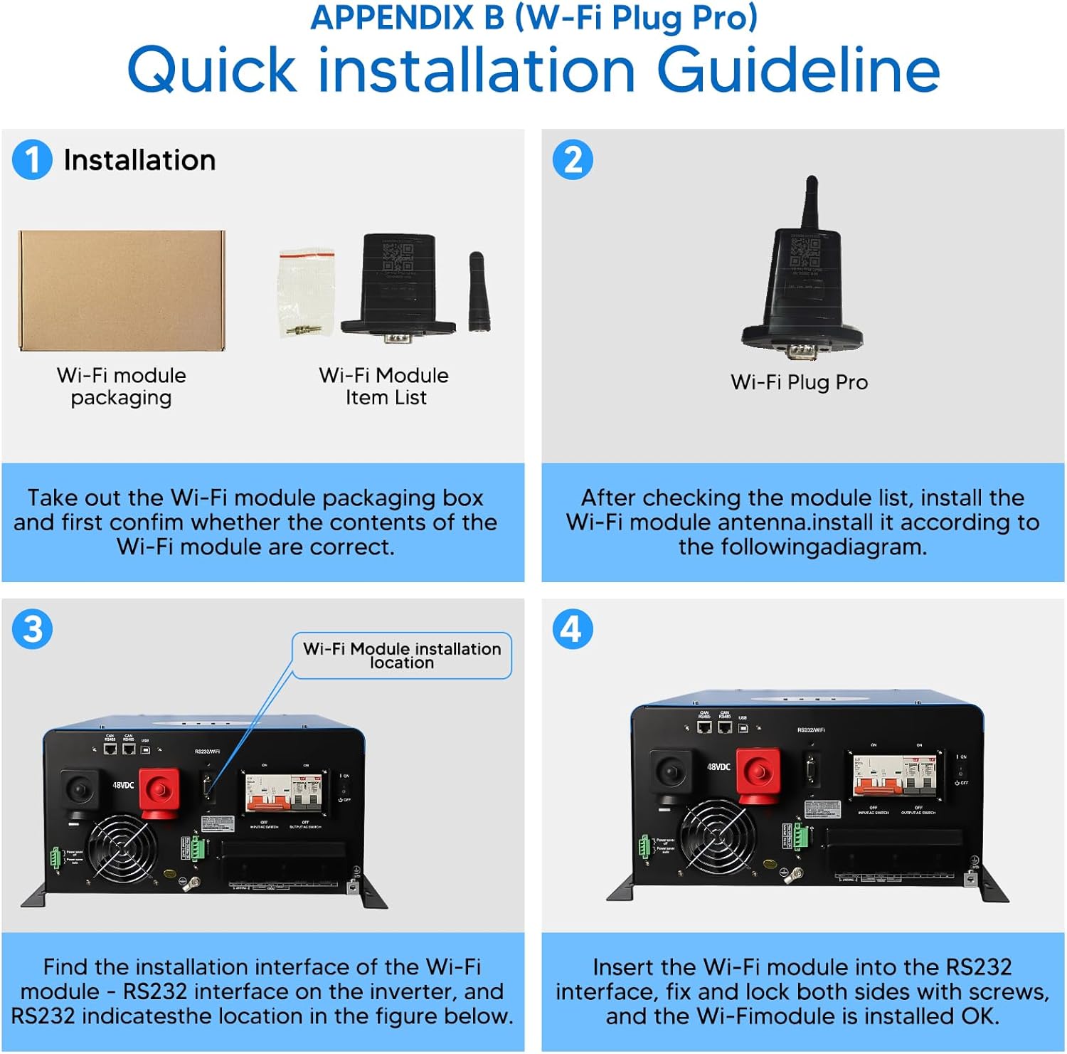 UL1741 48V Inverter 12KW Solar Hybrid Off Grid 110/220Vac Low Frequency DC 48V AC Input 240V AC Output 120V/240V Split Phase Pure Sine Wave Converter with 2x80A MPPT Charger Controller 12000W