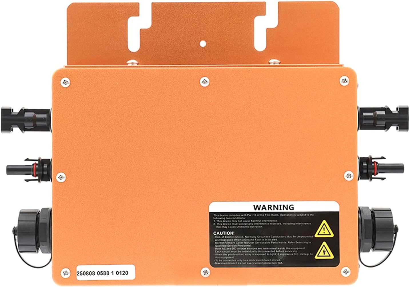 800W Solar Power Inverters Solar Grid Tie Micro Inverter with AC Data Monitoring Display Screen Waterproof IP65 MPPT DC22-50VDC PV Input AC120V/230V Output for Solar Panel (Gold)