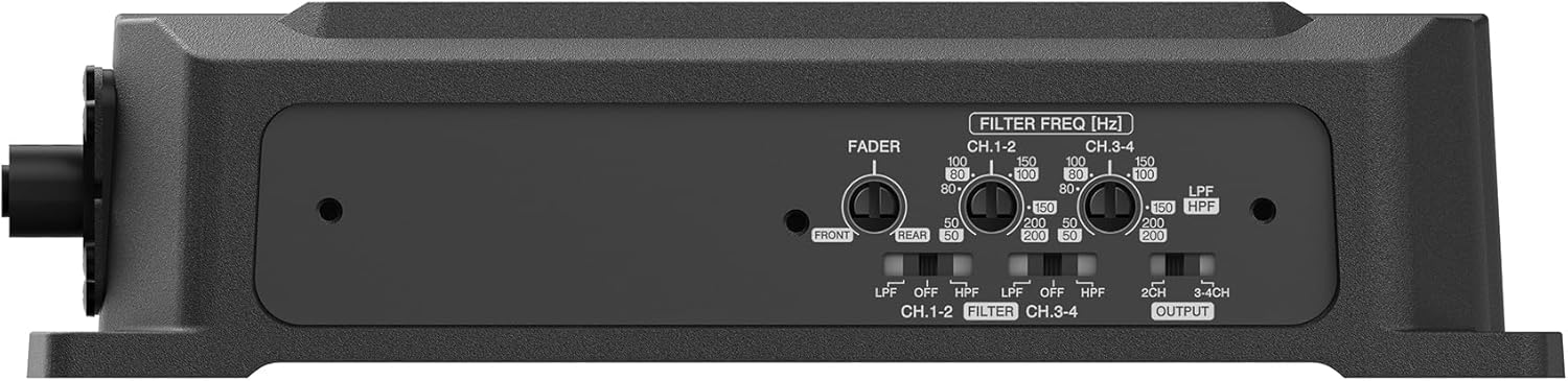 KENWOOD KAC-M5024BT Compact 4-Channel 600 Watt Car Amplifier with Bluetooth Streaming. Built for Marine, ATV and Powersport Applications. Waterproof, Dustproof, Rust Proof and Vibration Proof