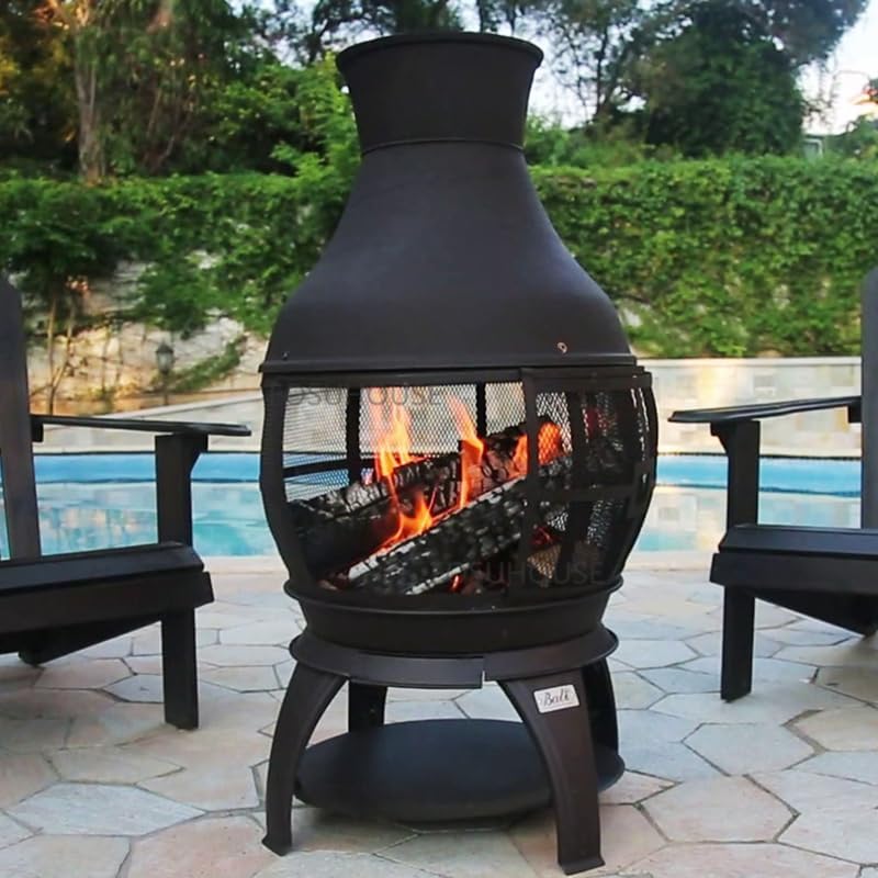 Outdoor Fireplaces Fire Pit for Outdoor Heater Winter Heating Stove Charcoal Creative Home Courtyard Garden Fire Pits