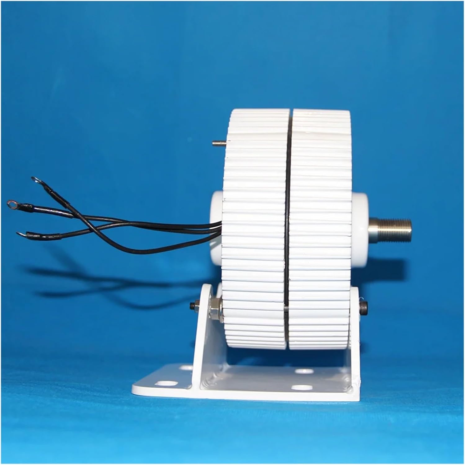 Wind Turbine Generator 1000W Low Speed 12V 24V 48V Gearless Permanent Magnet Wind Turbine Generator Low Starting Speed for Home(with Base,48V_1000W)