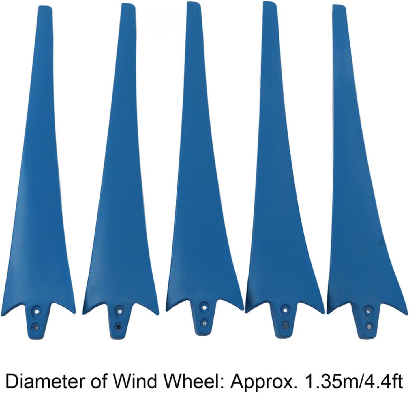 CAJUCA 5000W 5-Blade Wind Turbine with Controller 12v 24v 48v Windmill Generator Nylon Fiber Low Noise Power Supply Wind and Solar Hybrid