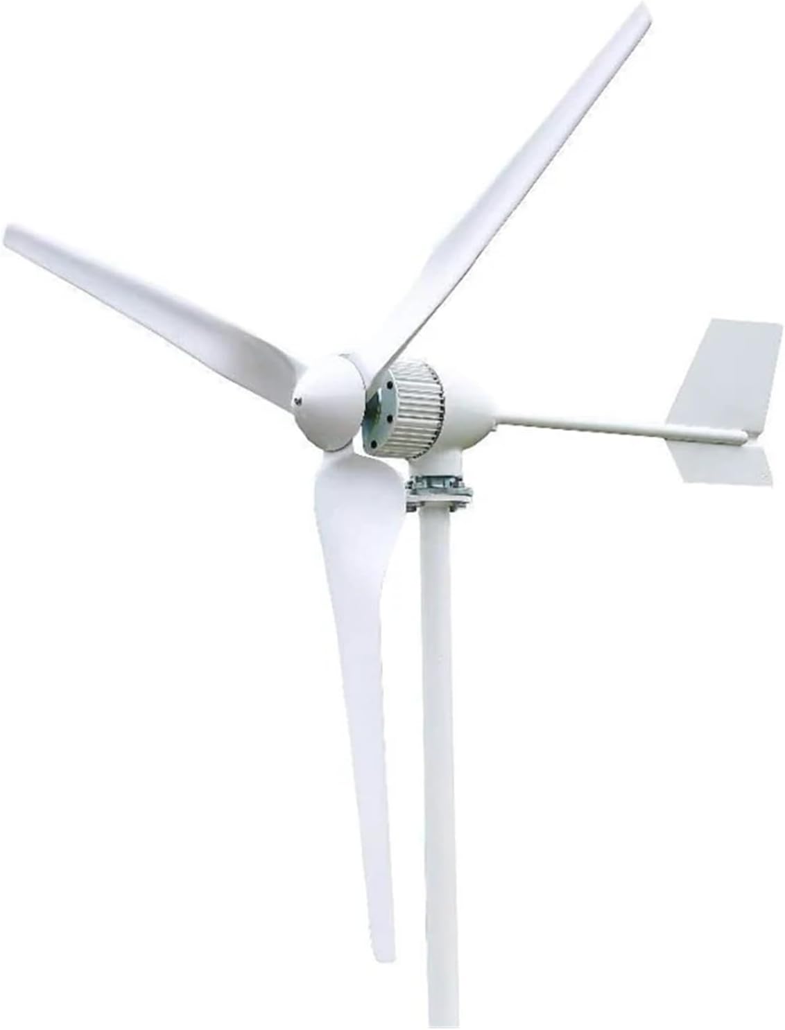 Wind Turbine Generator Kit, 10KW 12V 24V 48V Horizontal Wind Power Turbine for Home Farm Electric nerator 10000W Windmill 3 Blades Three Phase AC for Hybrid Solar Wind System(24V_10KW)
