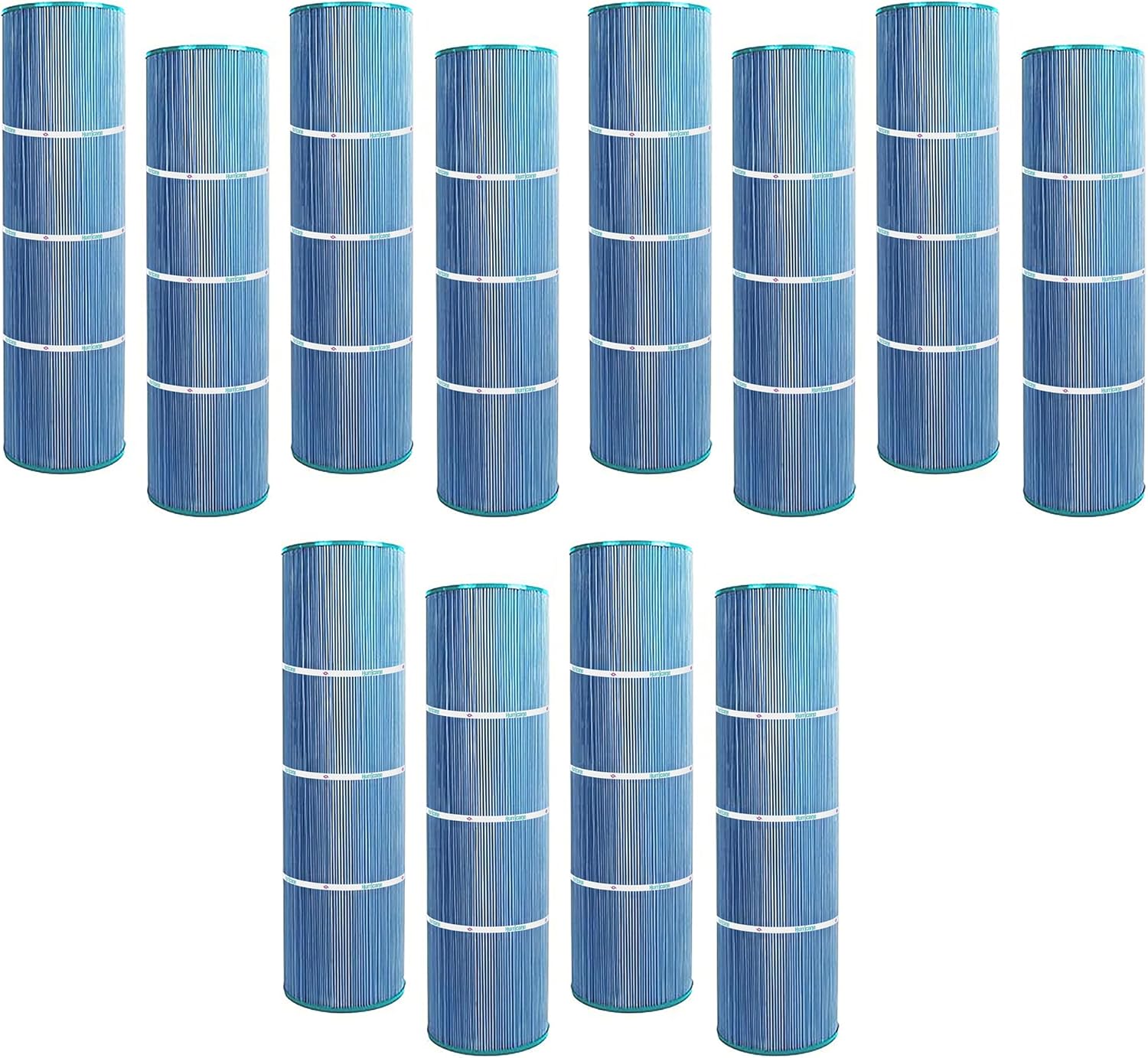 Hurricane Filters 12 Pack HF7483-04M Elite Aseptic Pool Filter Cartridge - Replacement for PA81-4-M, Unicel C-7483, Filbur FC-1225, SwimClear C3030, 3025, 3020, Super-Star-Clear C3000, C3000S, C-570