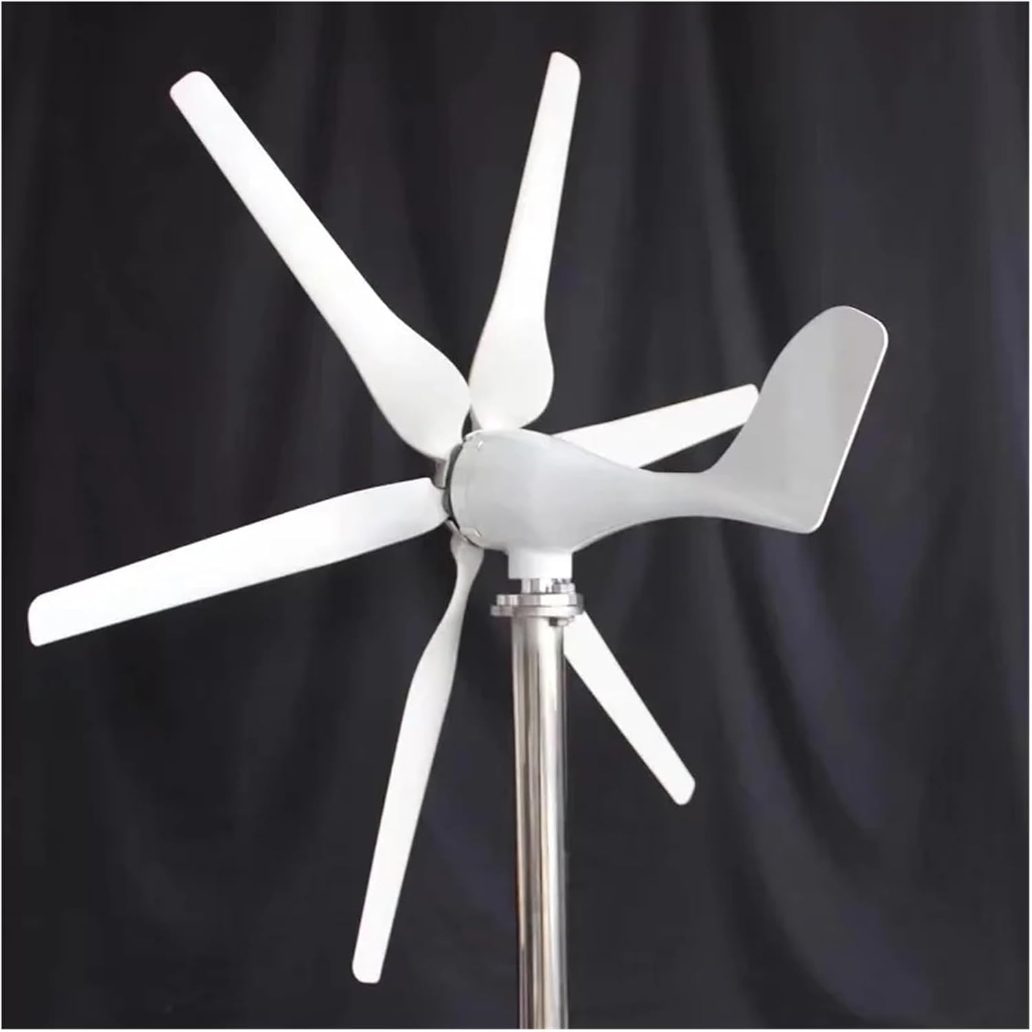 Wind Turbines, 300W 12V 24V 48V Small Wind Turbine with 6 Blade 2.5m/s Low Wind Speed Starting Wind Turbines(12V)