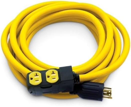 Generator Power Cord, Cord 25 ft., Plastic, Mfr: 48043-A