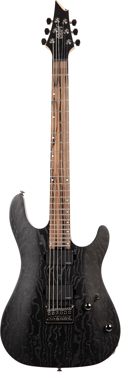 Cort KX Series 500 Electric Guitar, Etched Black.