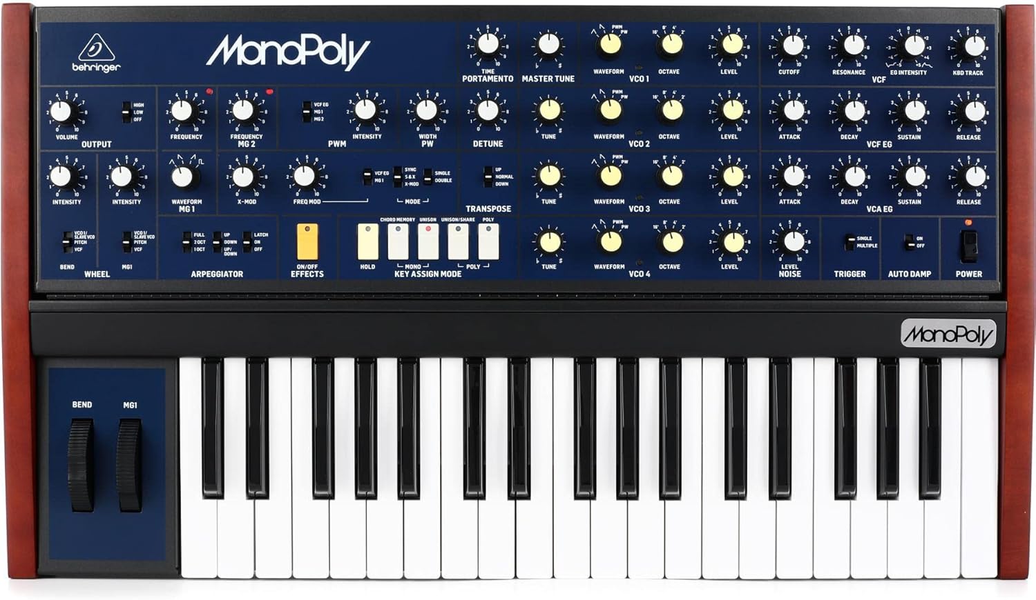 Behringer MonoPoly 4-voice Analog Synthesizer
