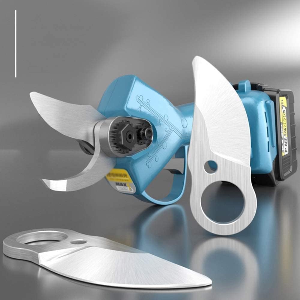 Replaceable Movable Blade Scissors Hedgerow Cordless Shears Electric Pruning Set with Non-Sligloves Used in Homes, Gardens, Fruit Trees Smart