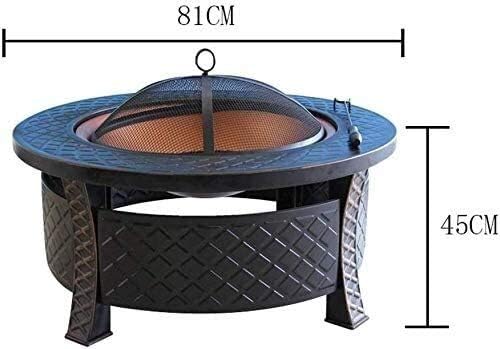 Fire Pits Outdoor Wood Burning Outdoor Fire Pits Round Fire Pit with Spark Screen