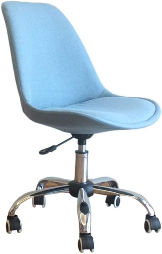 Dining Chair Modern Dressing Chair for Makeup Room, Dining Chair Hotel Chair Club Chair Staff Chair Conference Chair Reception Chair Student Chair Dormitory Chair Office Supplies (Color : Bl