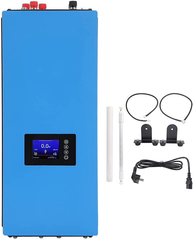 3000W 48V Horizontal Wind Turbine 3KW Wind Generator Kits with Grid-tie Inverter On Grid System 3 Blades Wind Turbines for Home Industrial RV Farm (No Pole)