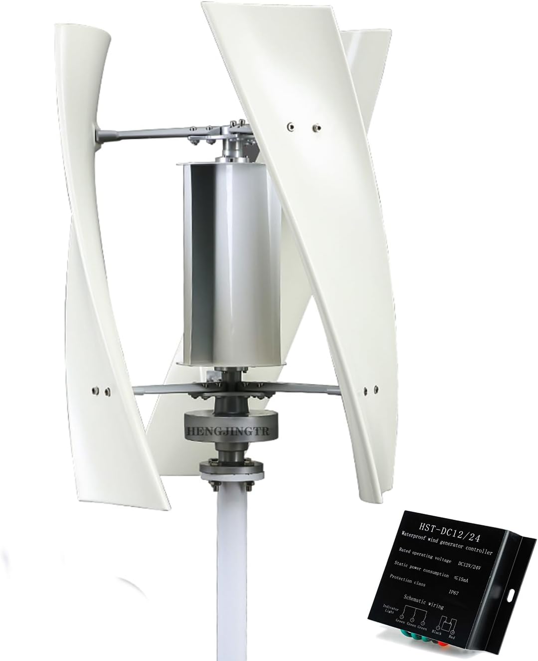 10000W Vertical Wind Turbine Generator, 12V-220V Magnetic Dynamo Free Energy Strong Powewith Charge Controller for Home