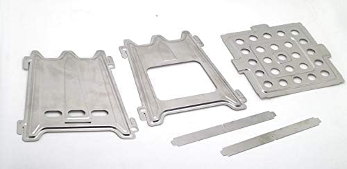 Outdoor Fire Pit, Foldable Portable Wood Stove, Fire Pits for Garden Stainless Steel Made Outdoor Fire Pits Are Suitable for Outdoor Garden Travel. Ventilated on all sides