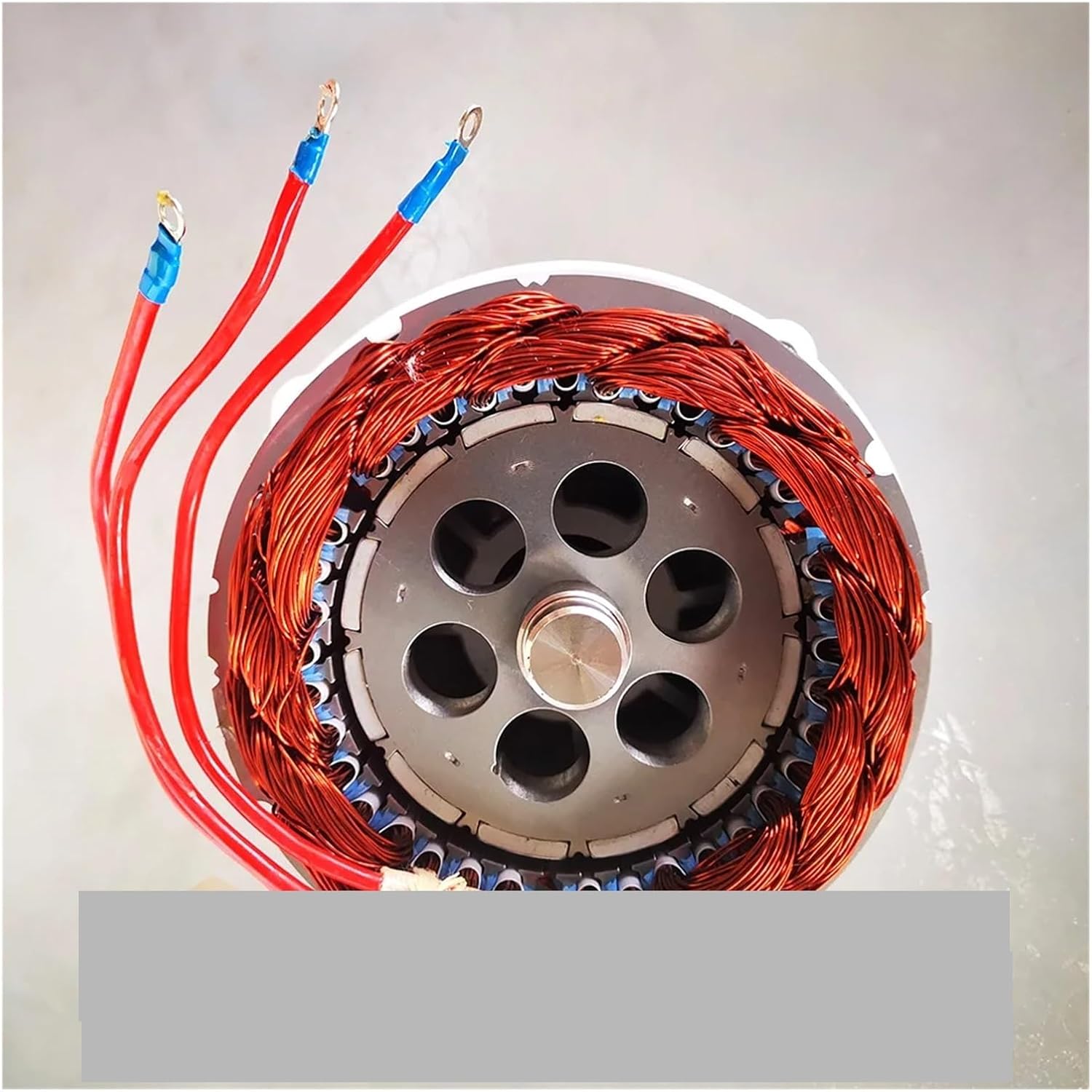 Gearless 2000W Permanent Magnet Generator 12V 48V for Low-Speed Household in Wind Turbines and Water Turbines Low Starting Speed for Home(with Base,24V_2000W 500RPM)