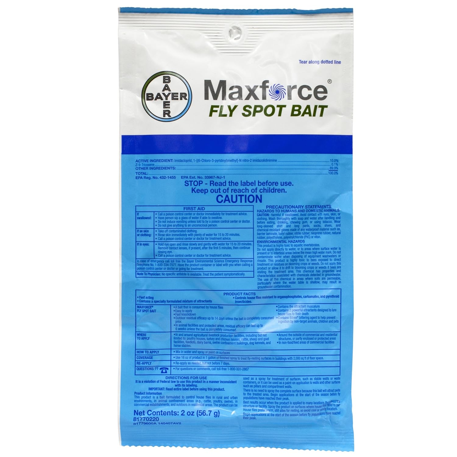 Maxforce Fly Spot Fly Bait-8 Packs