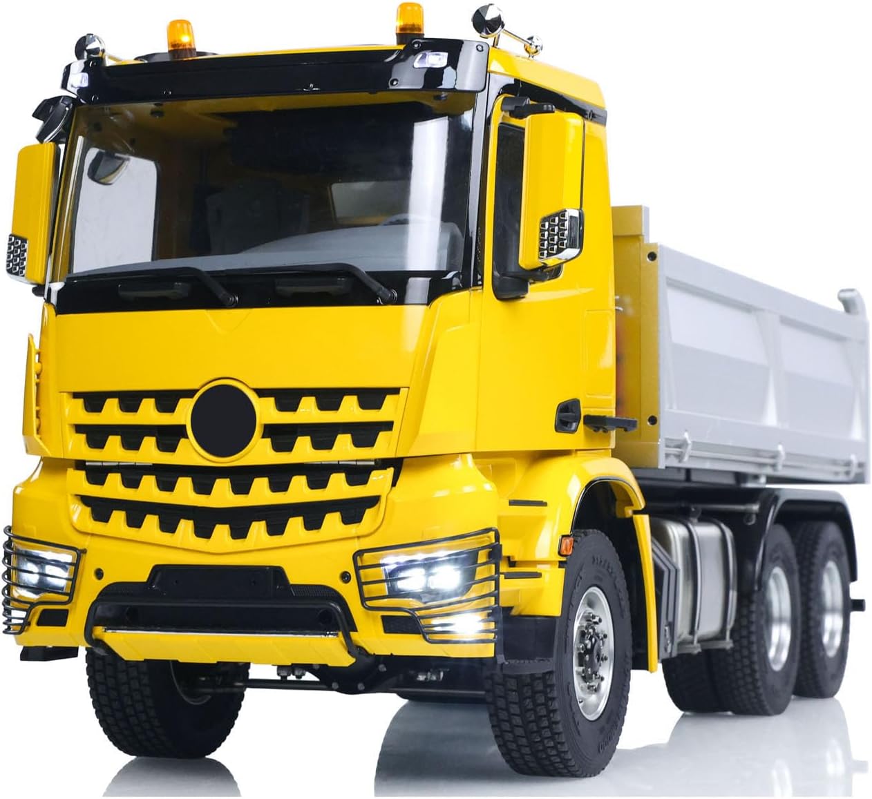 TOUCAN RC HOBBY 1/14 RC Hydraulic Tipper 6X6 2Speed Metal Chassis Model Car Remote Control Dumper Truck NO Lock Light Sound Radio Battery RTR Metal