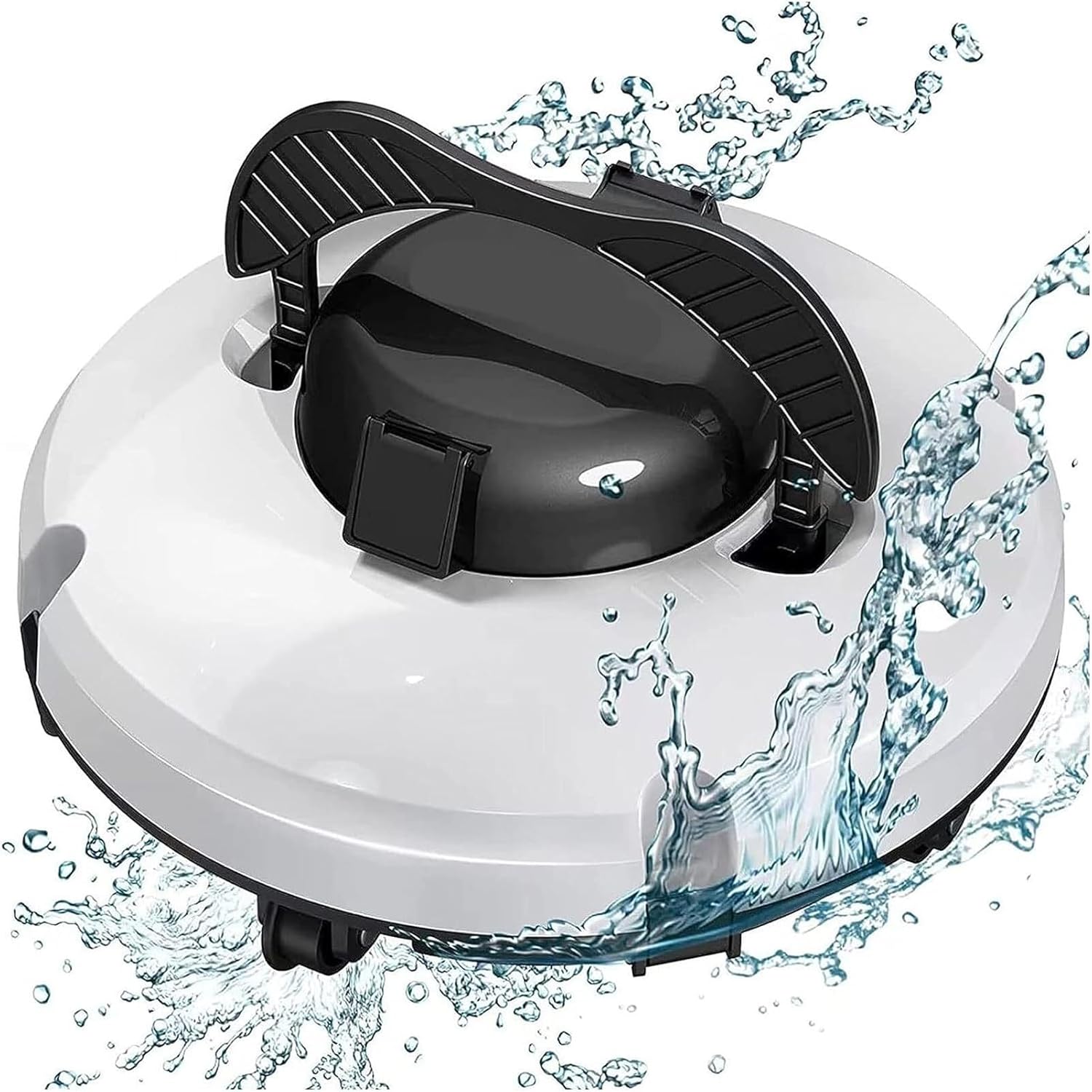 Cordless Automatic Pool Cleaner, 35W Robotic Pool Vacuum Cleaner with LED Indicator, 120-Minute Runtime, Ideal for Above-Ground & In-Ground Pools