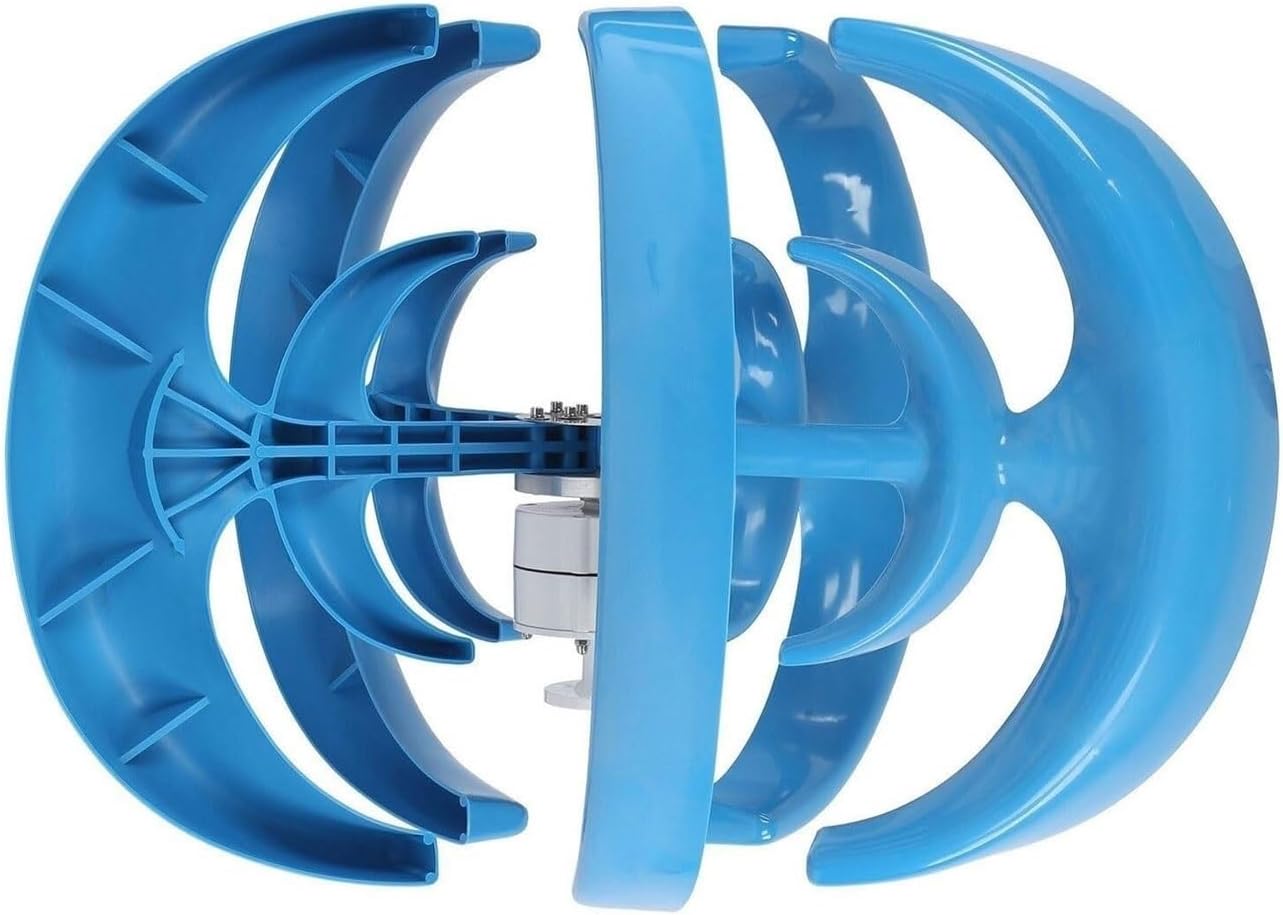 3000W 12V/24V/48V Wind Turbine ， with MPPT Controller High-Efficiency Vertical Wind Generator，Three-Phase AC Permanent Magnet Synchronous (12, Volts)