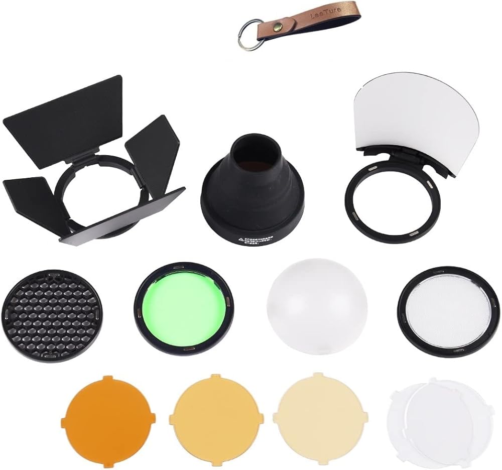 Godox AK-R1 Accessories Kit, Magnetic Port Compatible with Godox H200R Round Flash Head