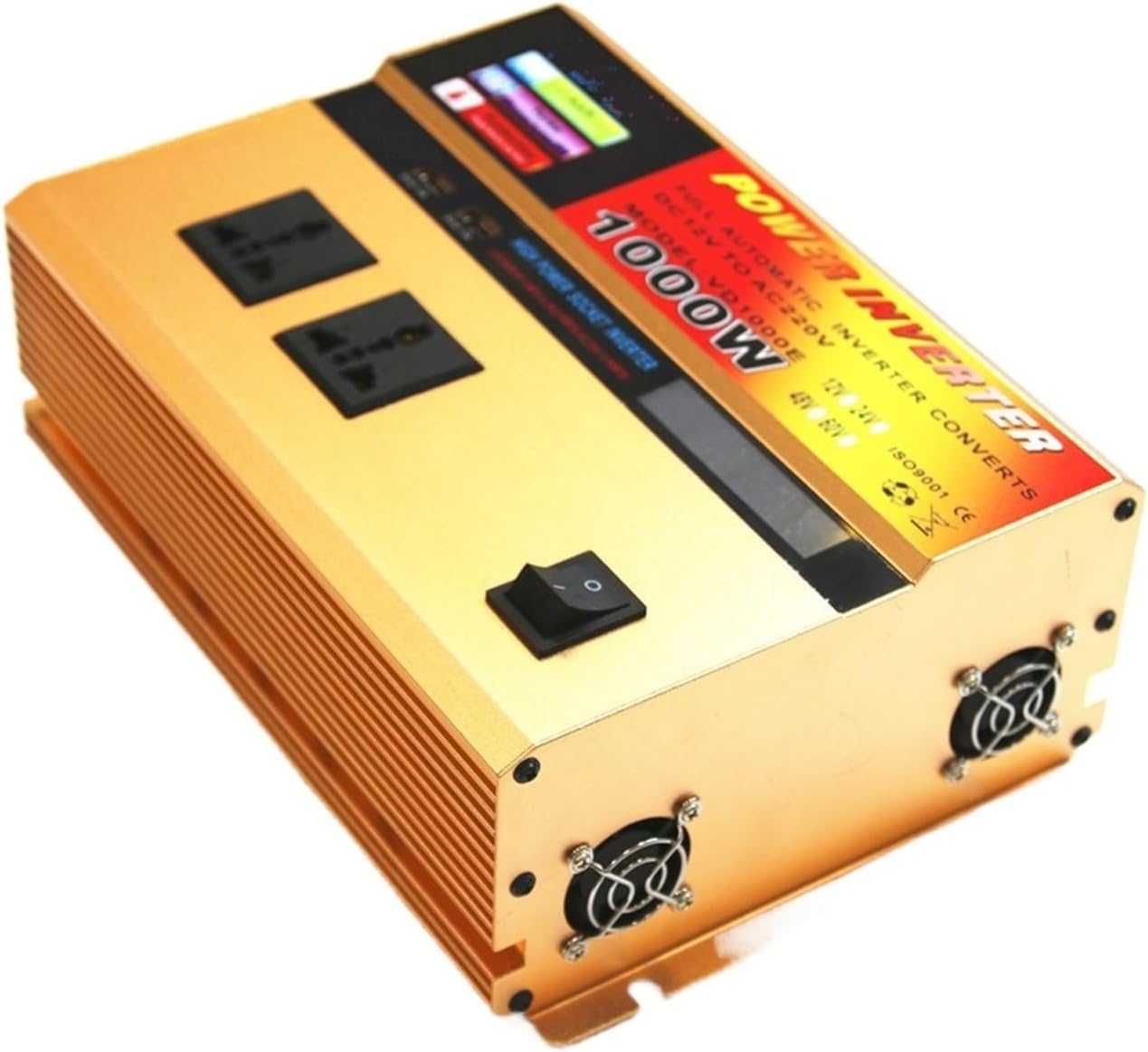 Multifunctional Modified Wave Inverter with LCD Display 1000W Power Converter(12V 110V)