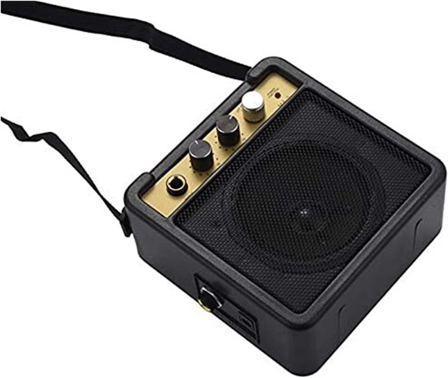 5W Mini Guitar Amplifier – Portable Practice Amp with Headphone Jack for Electric Guitar, Battery/AC Power (Quiet Practice)