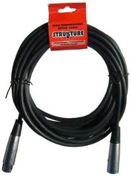 sE Electronics DM1 Dynamite Active Inline Microphone Preamplifier with 10-Pack Touch Fastener Straps & 20' XLR-XLR Cable Bundle