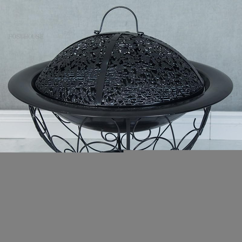 Outdoor Fireplaces Outdoor Courtyard Heating Stove Fire Pits Household Portable Camping BBQ Grill Charcoal Fire Pits