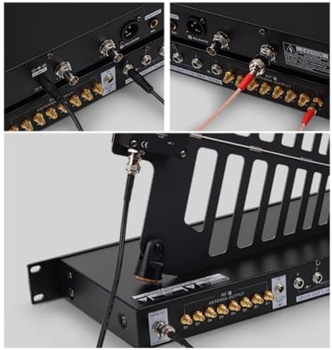UHF Wireless Antenna Distribution System with 16 Channels Microphone Signal Amplifier and Active Directional Antenna, Ideal for Stage and Live Performances