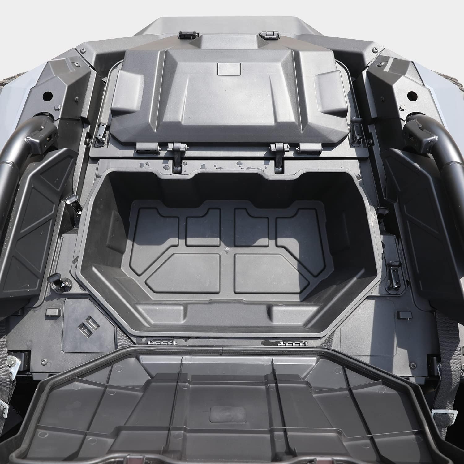 HAKA TOUGH 36 QT Rear Cargo Box for 2022-2025 Polaris RZR PRO R/Pro R 4 Accessories, Water Resistant Storage Bed Box, Replace OEM # 2884236