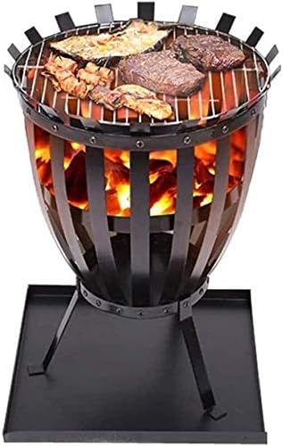 Fire Pits Outdoor Wood Burning Outdoor Fire Large Bonfire Wood Burning Patio Coal Grill Firepit