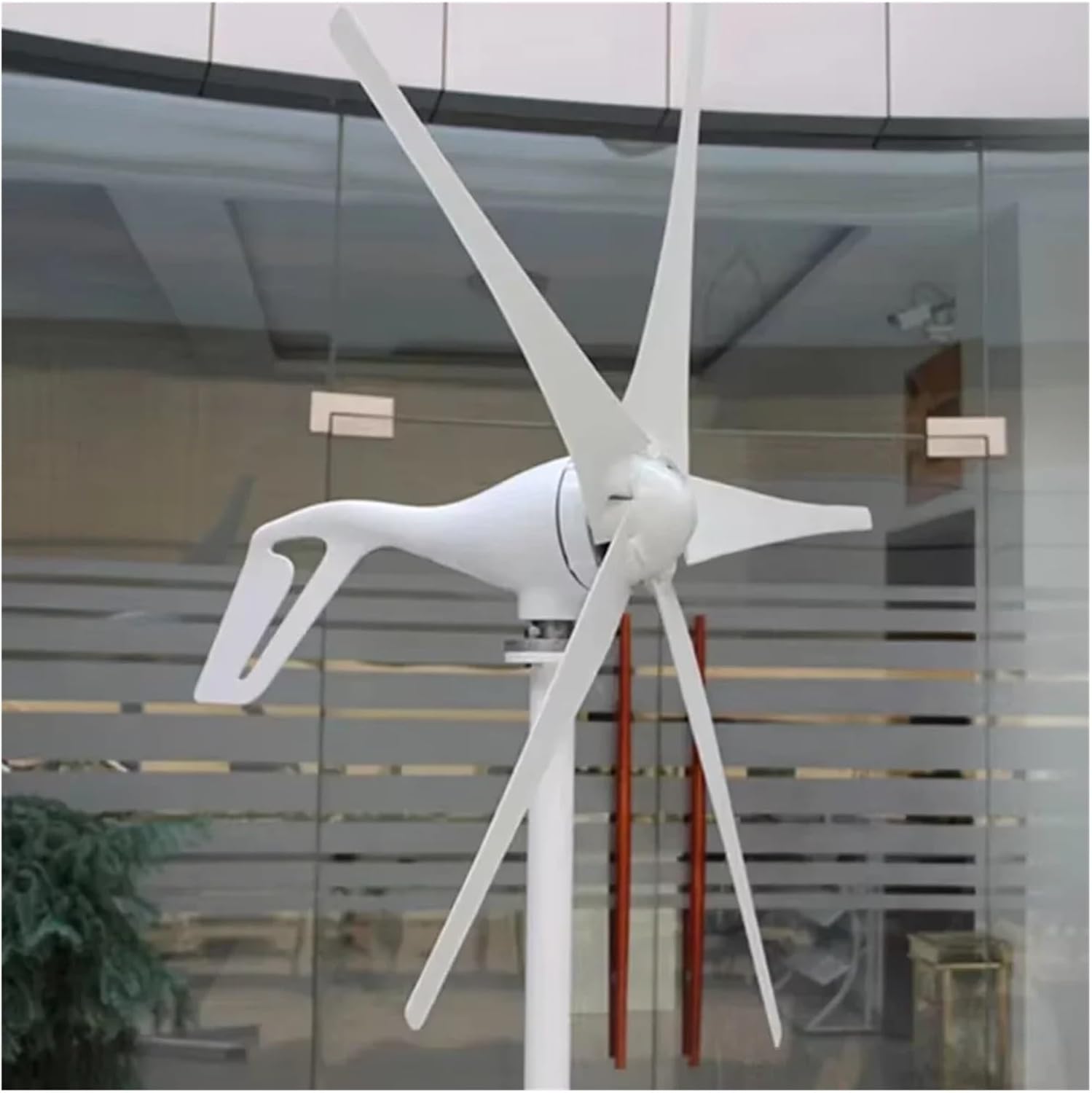 400W Wind Turbine Generator AC 12V/24V 3/5 Blades Windmill Wind Turbine for Home Use Windmill Generator with Charge Controller Low Starting Speed for Home(5 Blades,24V)