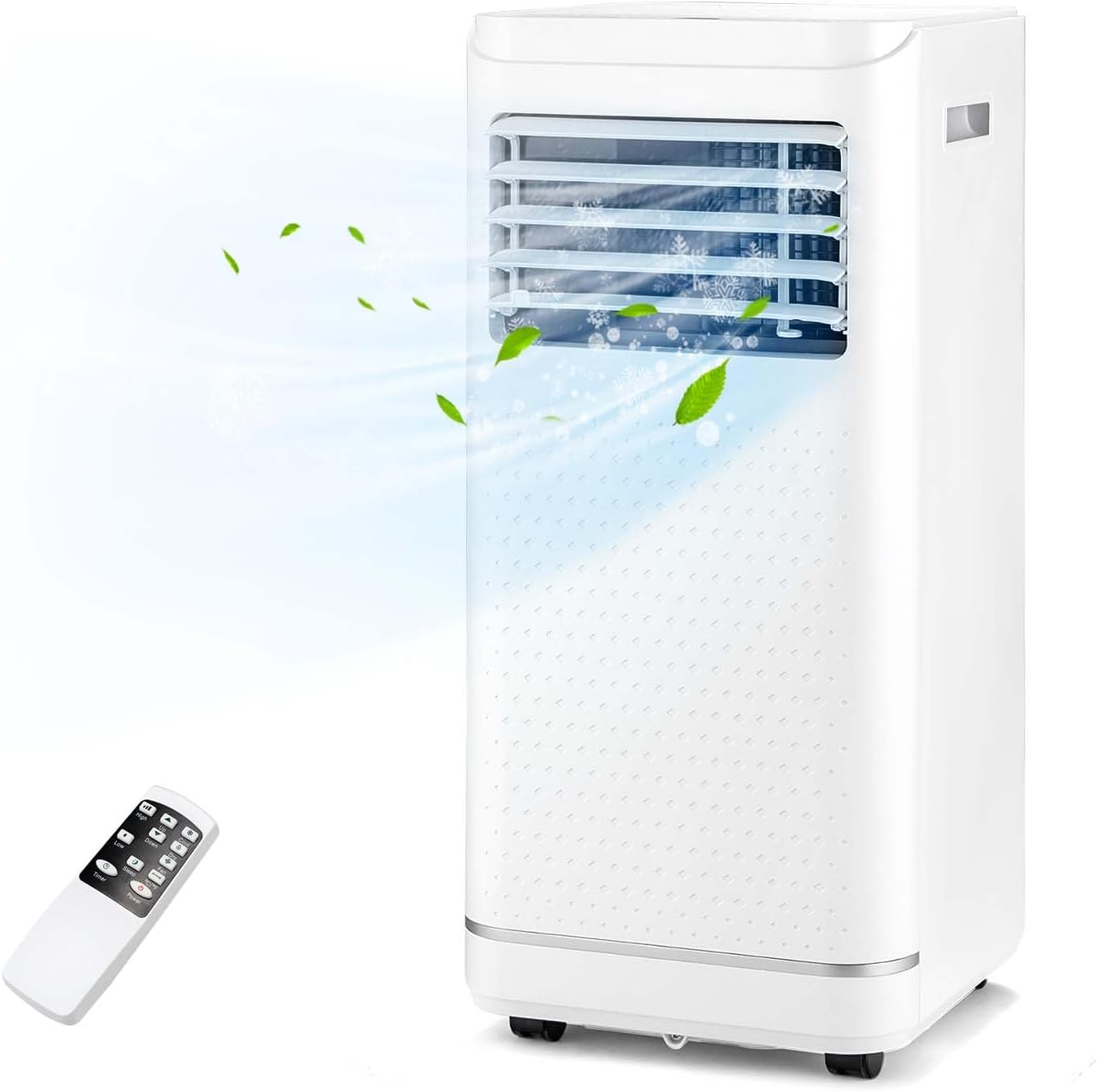 SIMOE 10000 BTU Portable Air Conditioners, Room Portable Air Conditioner Cool Up to 350 Sq.Ft, with Remote Control, 24H Timer, LED Display, Child Lock, with Dehumidifier & Fan Mode, Sleep Mode