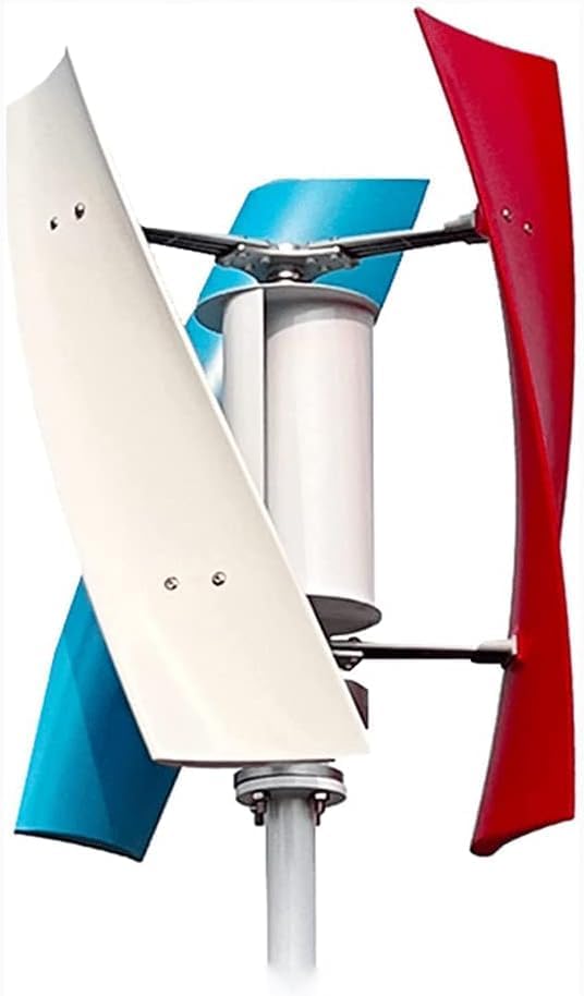 CAJUCA 5000W Free Energy Generator, 12V 24V 48V Vertical Wind Turbine Generator, Home Windmill with Controller