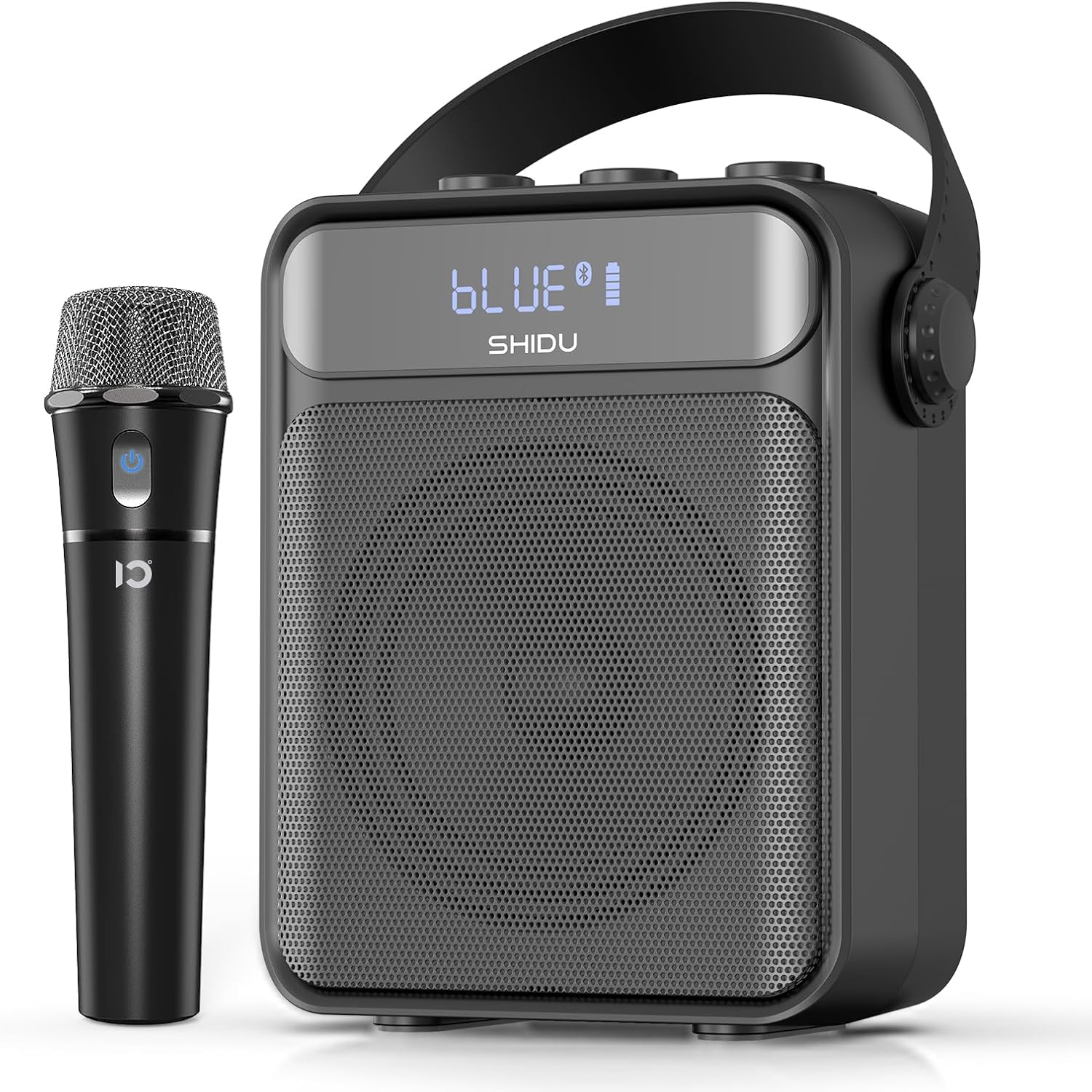 SHIDU 40W Voice Amplifier, Portable Speaker with UHF Wireless Microphone Personal Pa System Support Bluetooth/TF Card/USB/AUX/MIC for Classroom, Tour Guide, Coaching, Training, Meetings, Singing