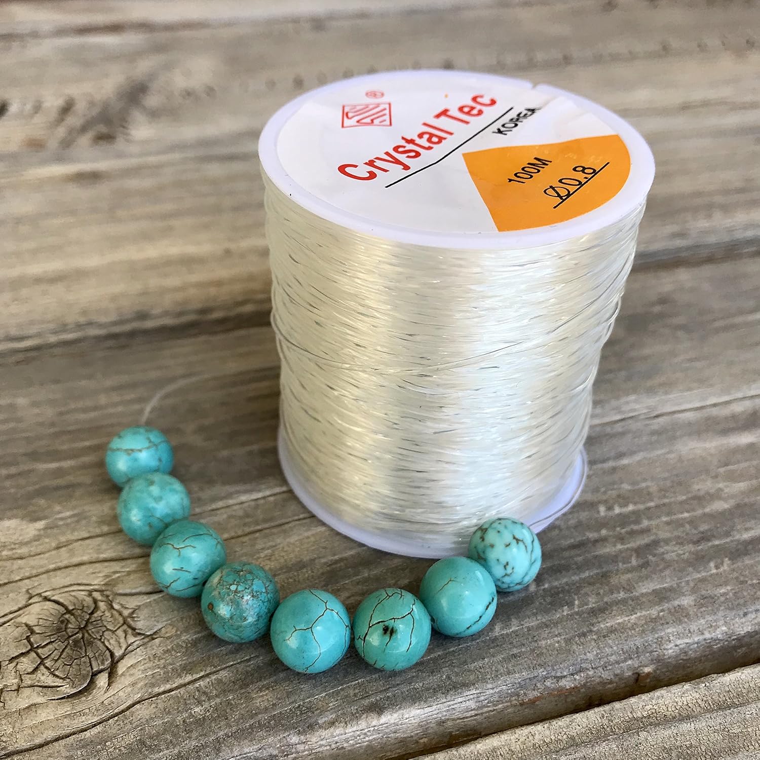 3000m (9840ft) 0.8mm Wholesale Clear Elastic String Stretchy Bracelet String Crystal String Bead Cord for Bracelet, Beading and Jewelry Making RC099