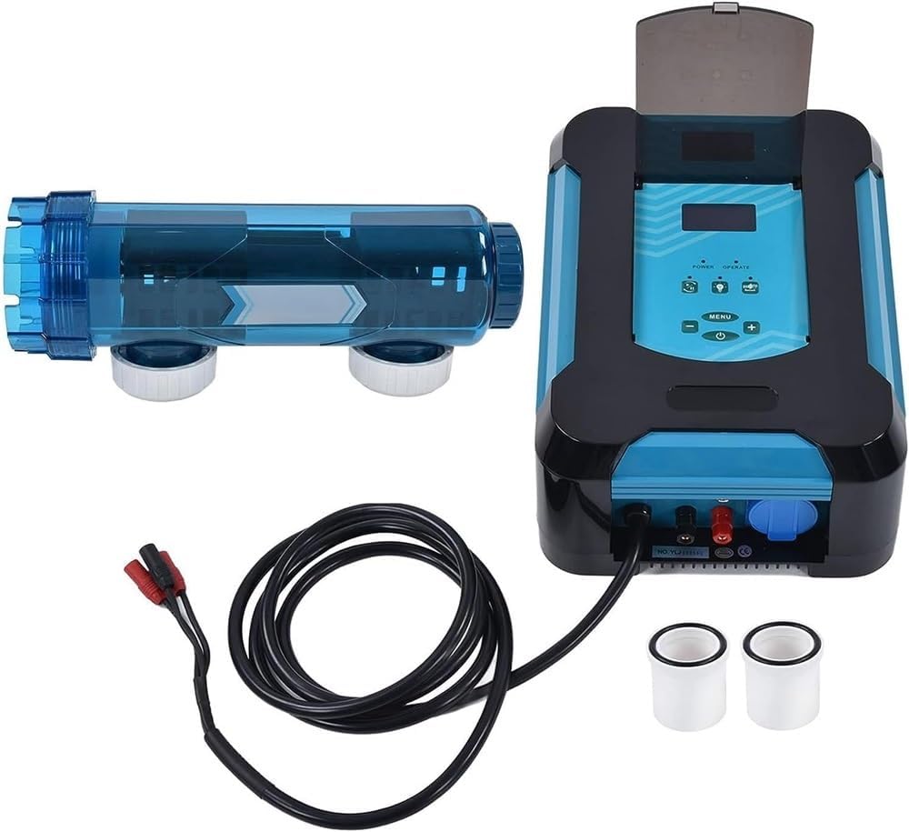 Saltwater Chlorinator, 20/30/40/50 g/h Automatic Cleaning Salt Water Pool Chlorine Generator System,Pool Chlorine Generator Chlorinator for 25000 Gallon Swimming Pool,30g/h (Size : 50g/h)