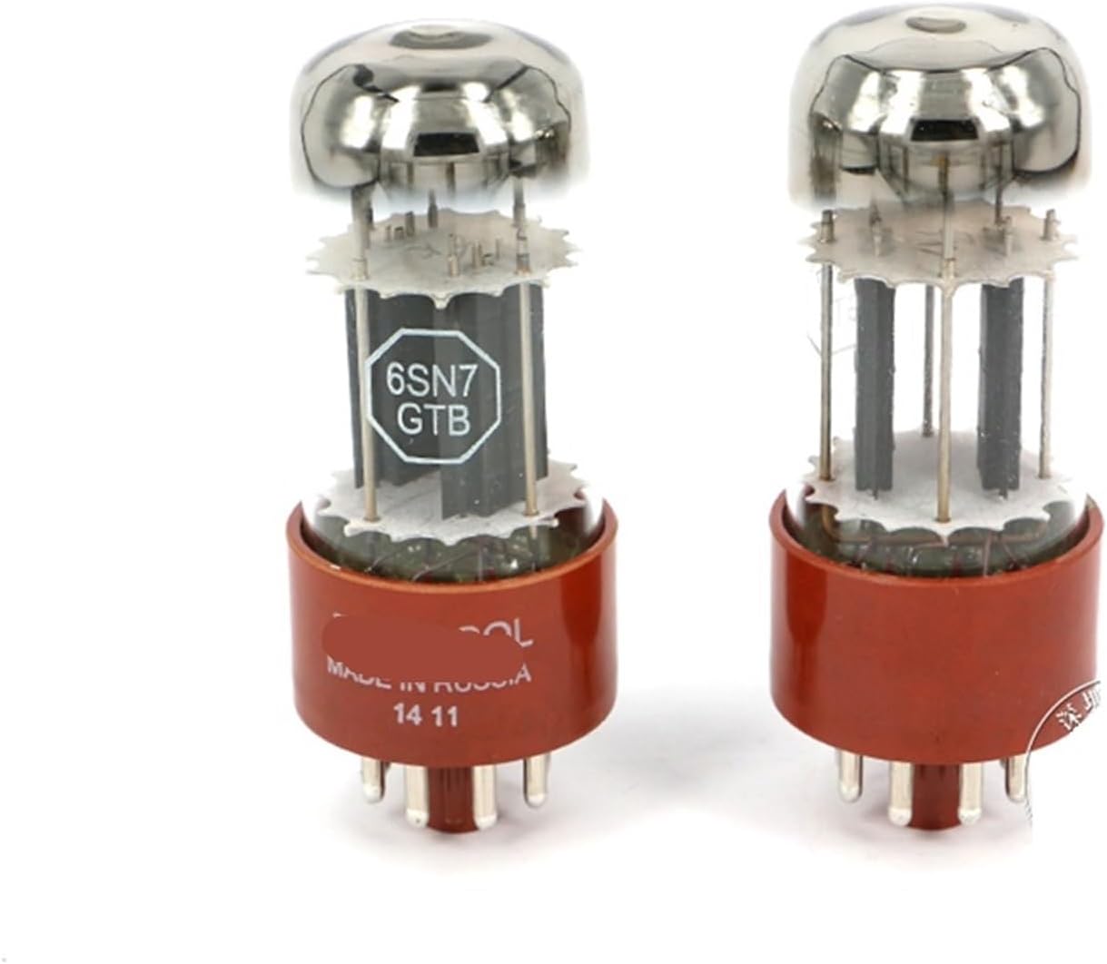 6SN7 Tube Replaces 6N8P/6H8C/CV181 Vacuum Tube Precision Matching for Amplifier(2 pcs)