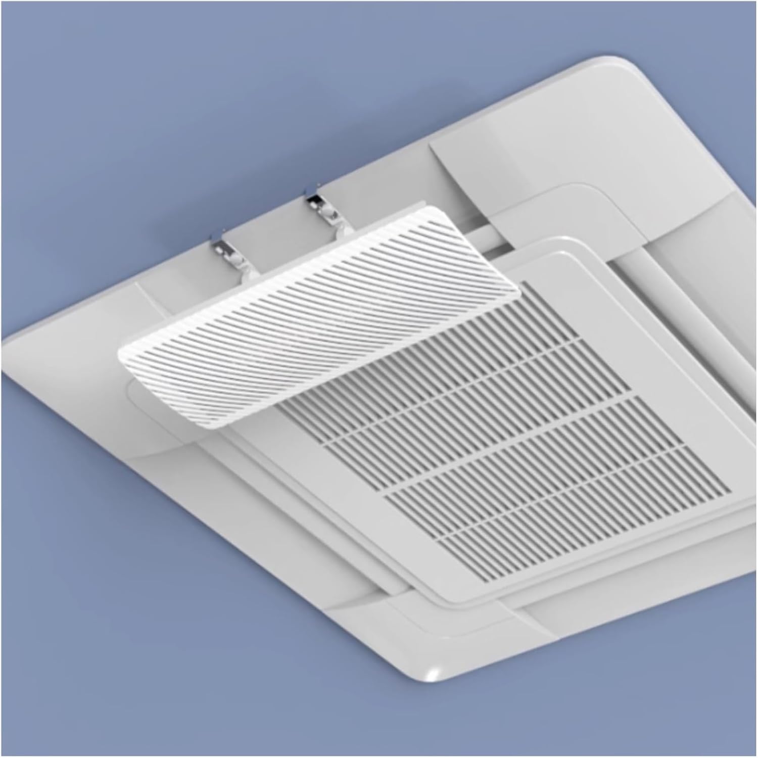 Air Conditioning Deflector 19.7 Inch Long Ceiling Air Conditioner Deflector Vent Deflector for Home Office, Air Conditioning Baffle Central Air Conditioner'S Register Grille