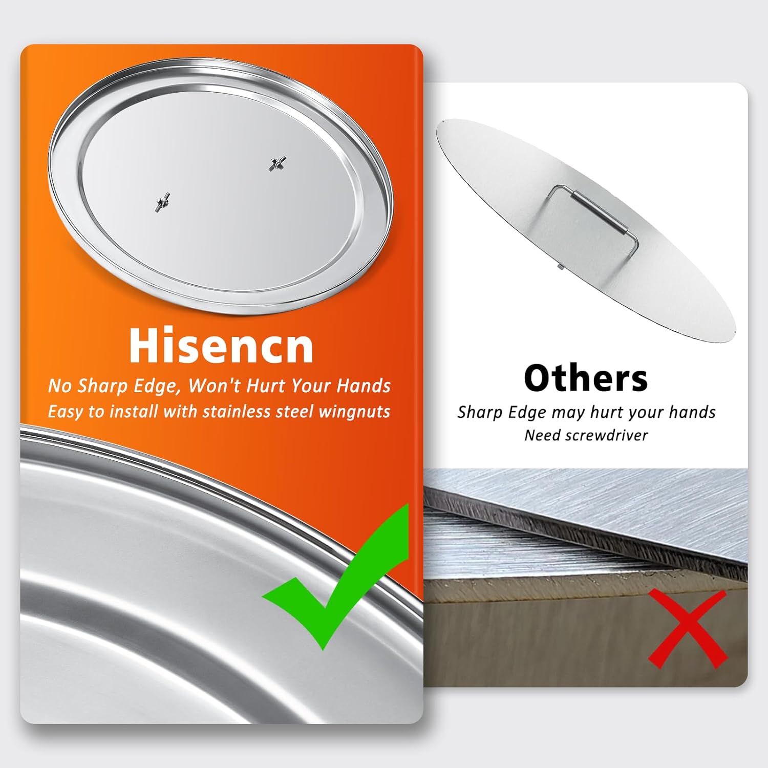 Hisencn Fire Pit Lid for Solo Stove Yukon, 27