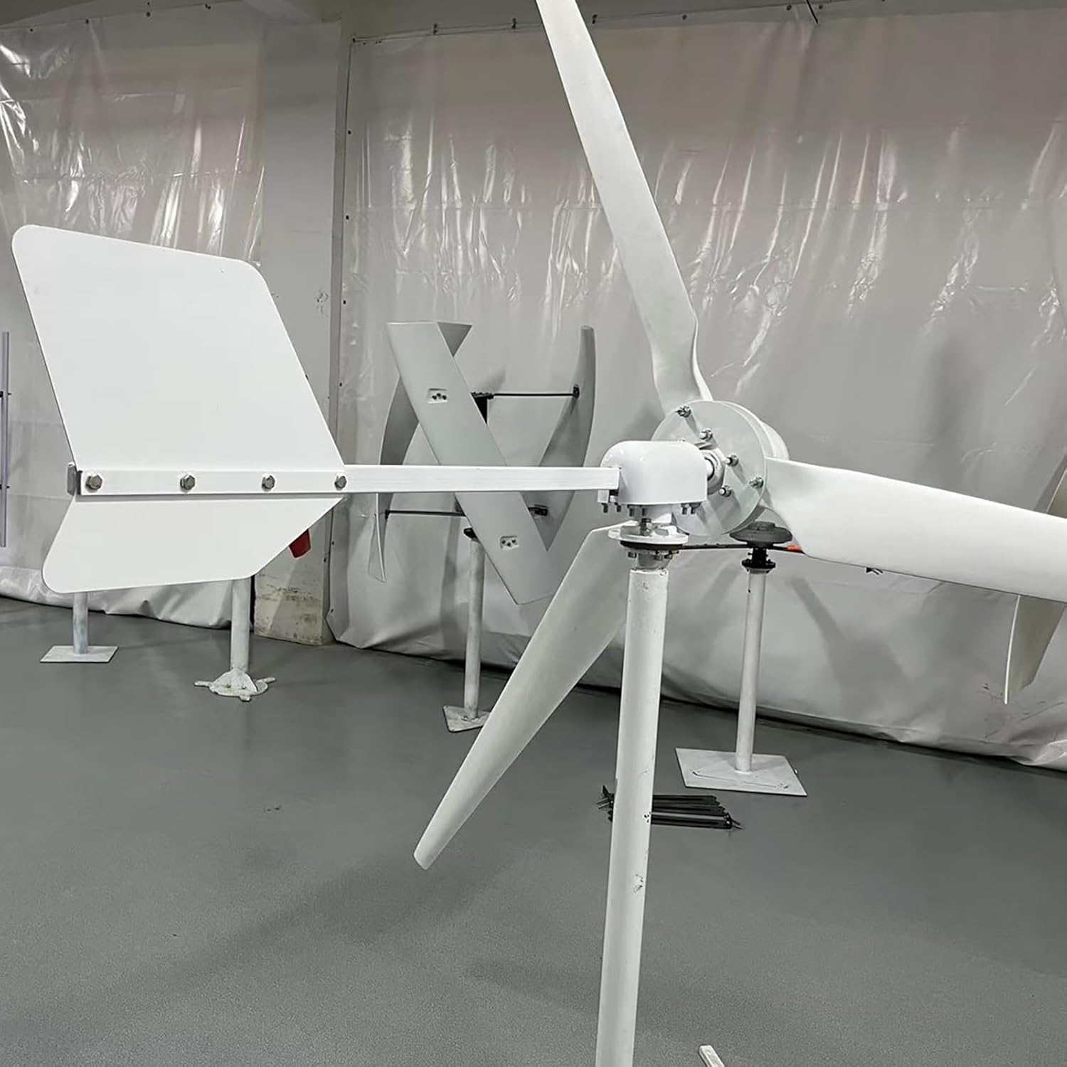 5000W 48V Horizontal Wind Turbine 5KW Wind Power Generator Kits with Grid-tie Inverter On Grid System Output 220VAC Home Use