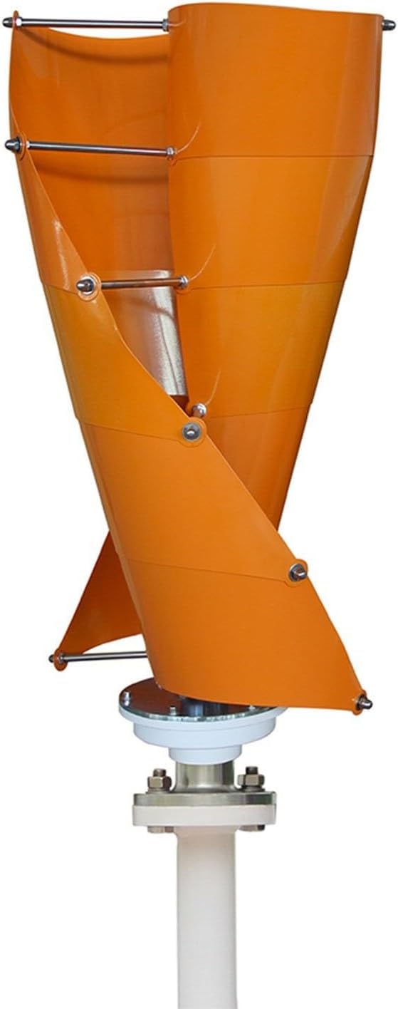 3kw Vertical Wind Turbine Generator Kit 12v 24v 48V Wind Turbine Windmill with Controller Portable Vertical Wind Turbine Generator for Boat RV Home (Color : B, Size : 48V)