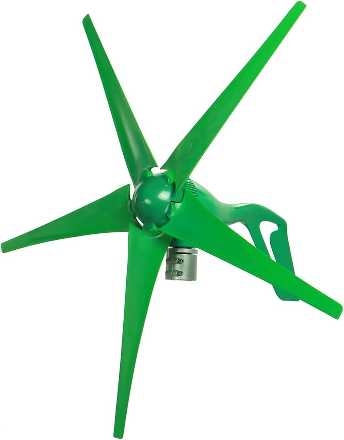 LiuSj JUnSt 5000W 12V 24V 5 Blades Wind Turbine Generator Windmill with Charge Controller, Wind Turbine for Home Camping(Green)