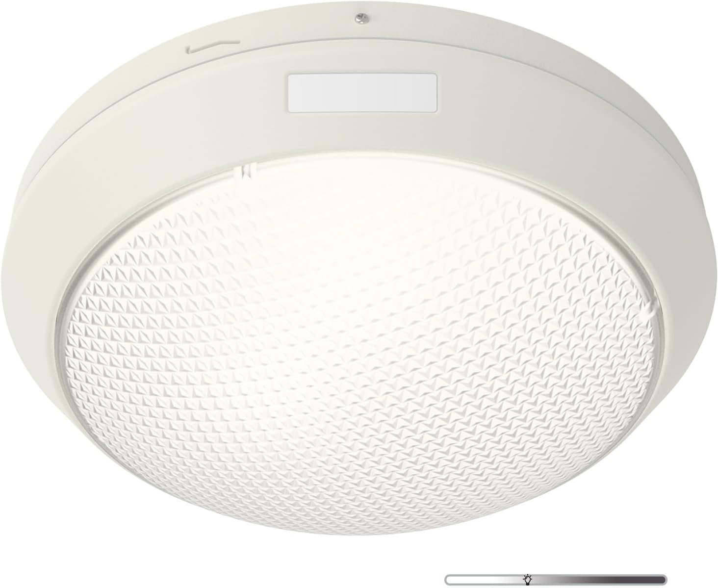 12 Inch LED Canopy Gas Station Ceiling Light, IP65 5000K 15W (1875lm) /30W (3750lm) 100-277V Waterproof Outdoor Vapor Tight Lights, IK10 0-10V Dimmable Flush Mount Vapor Proof Fixture for Carport, ETL